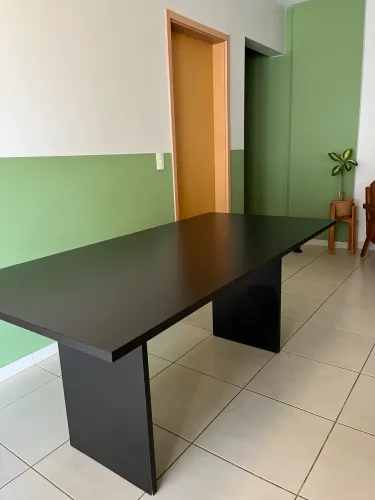 Mesa preta tok stok 6 lugares 