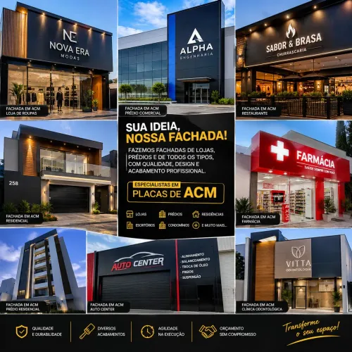 FAIXADA EM ACM
