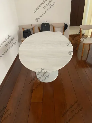 Mesa jantar oval Saarinen tampo Espírito Santo 180 x 090