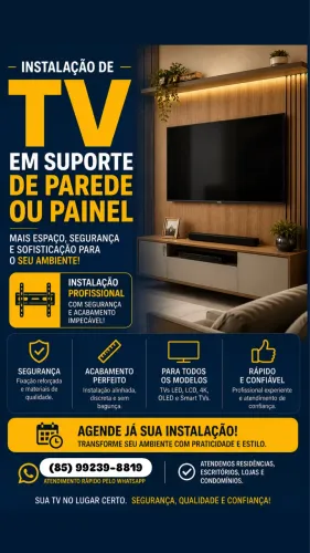 Instalação de tv 
