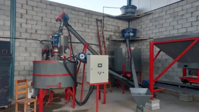 Central dosadora de concreto (usina) automática para fabricação de blocos e pré-moldados
