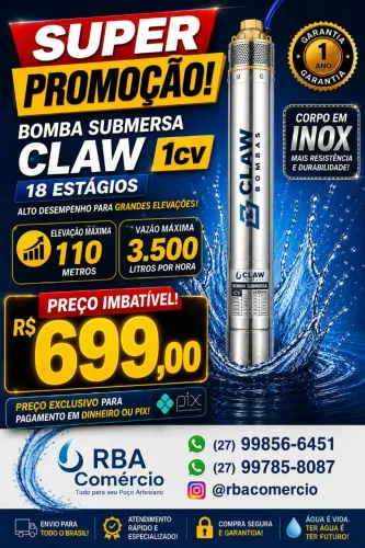 Bomba Caneta 1cv Claw