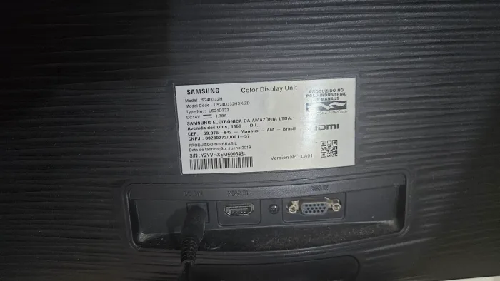 Monitor gamer Samsung 24 polegadas 