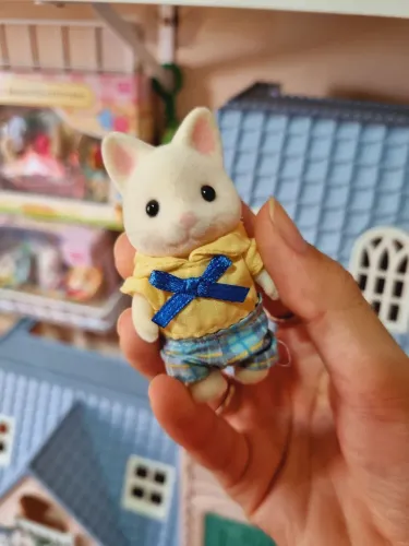 Sylvanian families filho gato seda