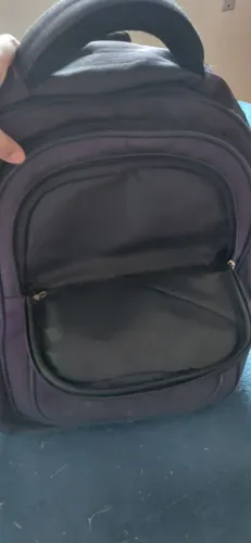 Conjunto de bolsa de entregador, mala para viagem e mochila