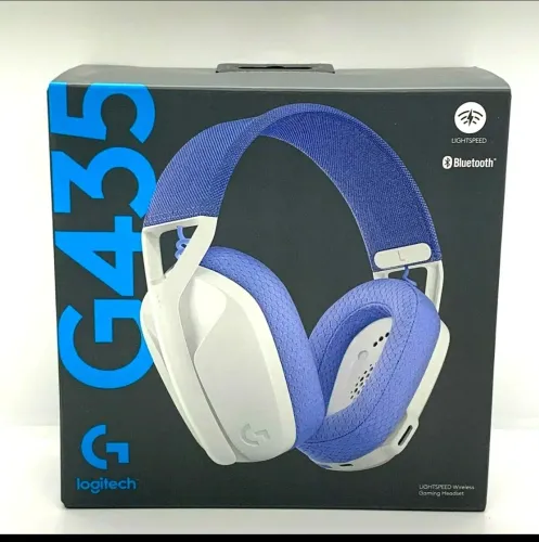 Fone Headset Logitech G435 Branco - Sem Fio