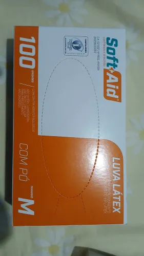 Luvas de procedimento com pó