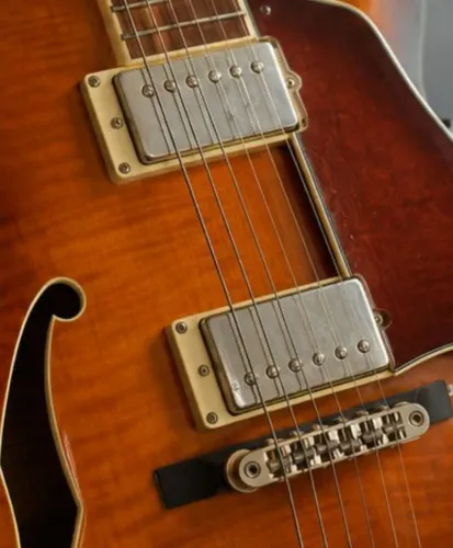 Guitarra Semi Acústica Ibanez AF95 VLS HH Natural Claro