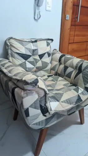 Poltrona Xadrez Verde