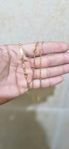 Corrente e pulseira magold 18k