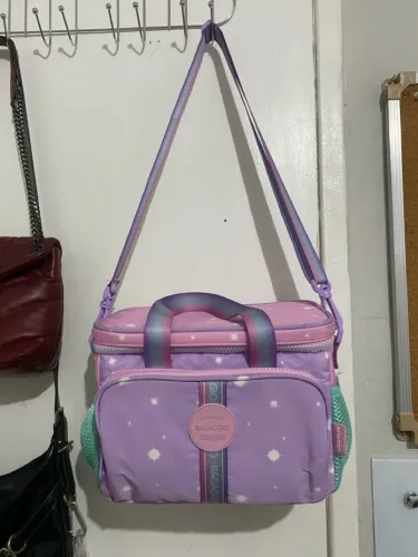 BOLSA TÉRMICA/LANCHEIRA GRANDE COLORIDA