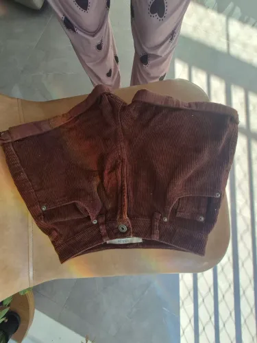 Shorts da marca youcom, número 34, marrom
