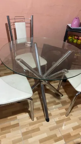 Mesa de jantar redonda