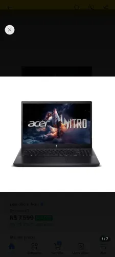 Notebook Acer Nitro v15