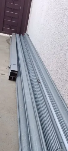 Portão NOVO de enrolar completo automático 4,60x2,20 + portão social 0,75x2,20 com AGL