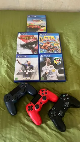 Ps4+ 4 controles 