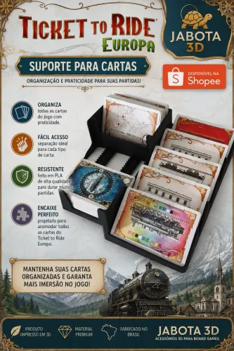 Suporte de Cartas para Ticket to Ride: Europa