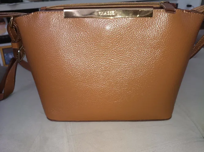 BOLSA DE COURO FEMININA