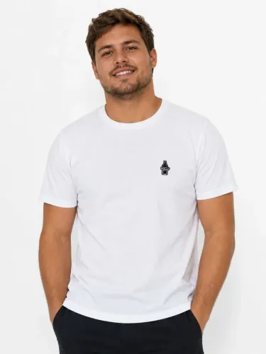 Camisa branca 100% algodão