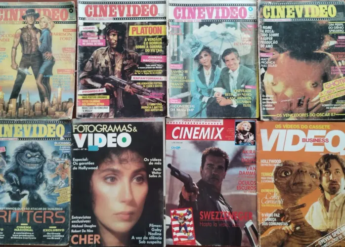 Revistas Cinevídeo, Fotogramas, Vídeobusiness, Cinemix