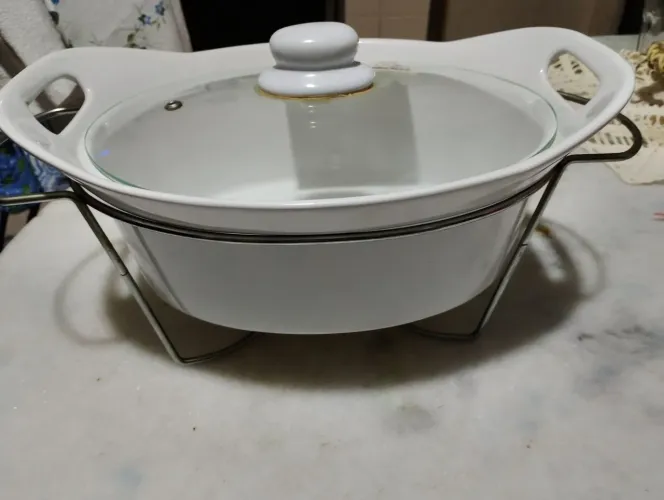 Rechaud porcelana 120 reais
