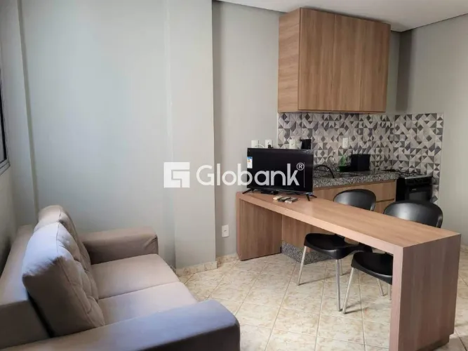 Kitnet mobiliada em Montes Claros, no bairro São José, para locação, 01 Quarto