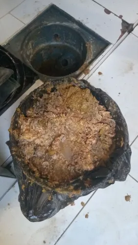 Limpezas manuais de caixas de gorduras
