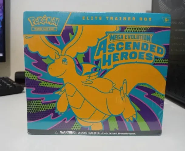 Elite Trainer Box Pokémon ETB Ascended Heroes (Heróis Excelsos, inglês)