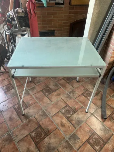 Mesa para computador Tampo de vidro