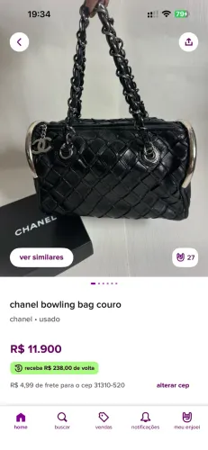 Chanel bowl bolsa original 