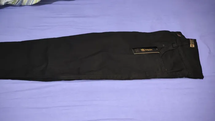Calça jeans preta masculina Rota VIP 36-38 nova