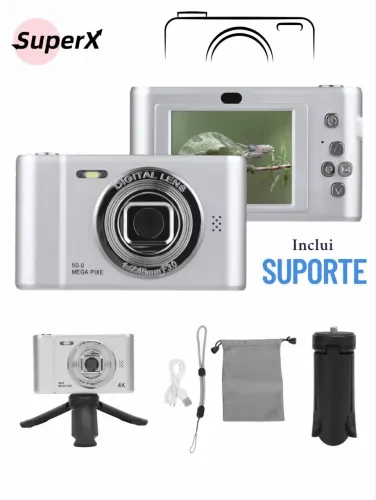 câmera com sensor ccd 4K - NOVO