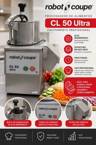 Processador de Alimentos Robot Coupe CL 50 Ultra Profissional