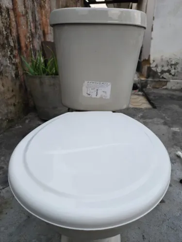 Vaso sanitário= bacia aclopada