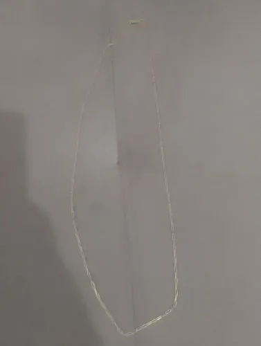 Corrente tijolinho de moeda antiga 70cm