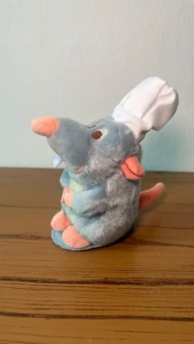 Ratatouille - Pelúcia - Novo - Com ímã para fixar no ombro
