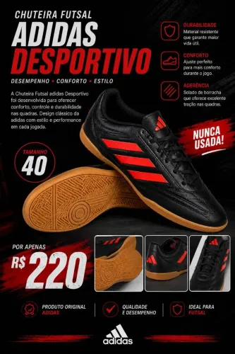 Chuteira Adidas 40