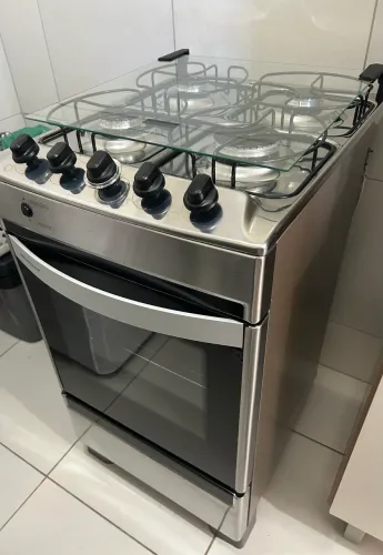 Fogão Brastemp 4 bocas INOX - acendimento elétrico
