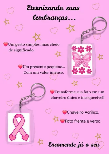 Chaveiro Acrílico