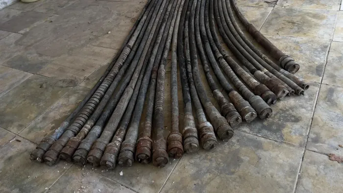 Lote de mangotes vibrador de concreto