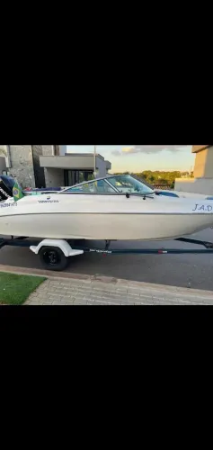 Lancha Ventura 195 com motor 135 ano 2010. optmax.