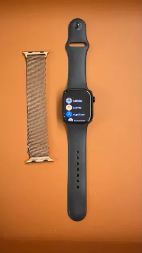 Apple Watch Series 11 GPS+ cellular 42 mm Jet Back Alluminum, novinho! Com pulseiras