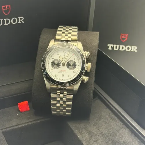 Tudor Black Bay Chronograph Panda 41mm Automático Premium AAA+ Vidro Safira