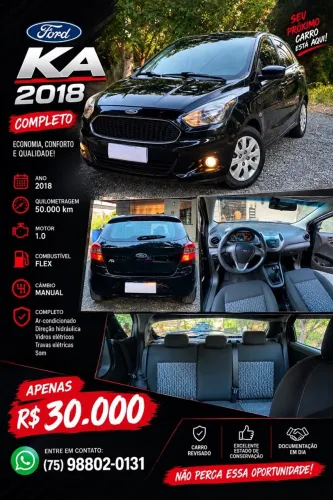 Ford KA 1.0 Se/se Plus Tivct Flex 5P 2018