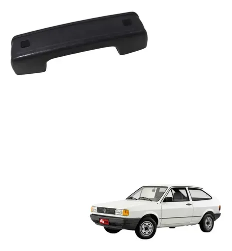 Puxador Porta Lado Direito Volkswagem Gol Quadrado 1993 Preto Dianteira