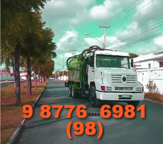Caminhão Limpa Fossa em Paço do Lumiar, São José de Ribamar e Raposa em São Luís - Maranhã
