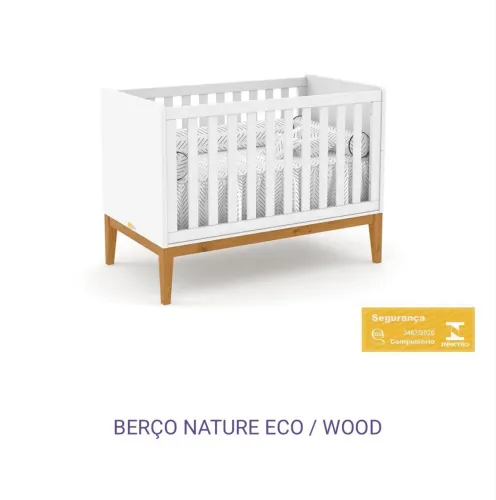 BERÇO MATIC LINHA NATURE