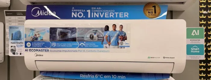 Ar condicionado 12 mil btus inverter com IA
