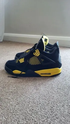 Air Jordan 4 Retro ?Thunder Yellow? (tam 42) Tênis 100% original