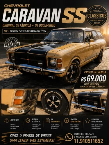 Chevrolet Opala L/sl/ss/ 2.5/4.1 1979